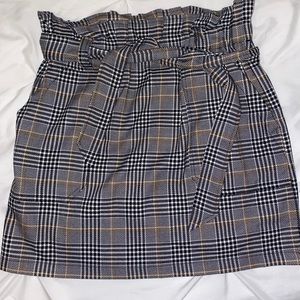Plaid Mini Skirt